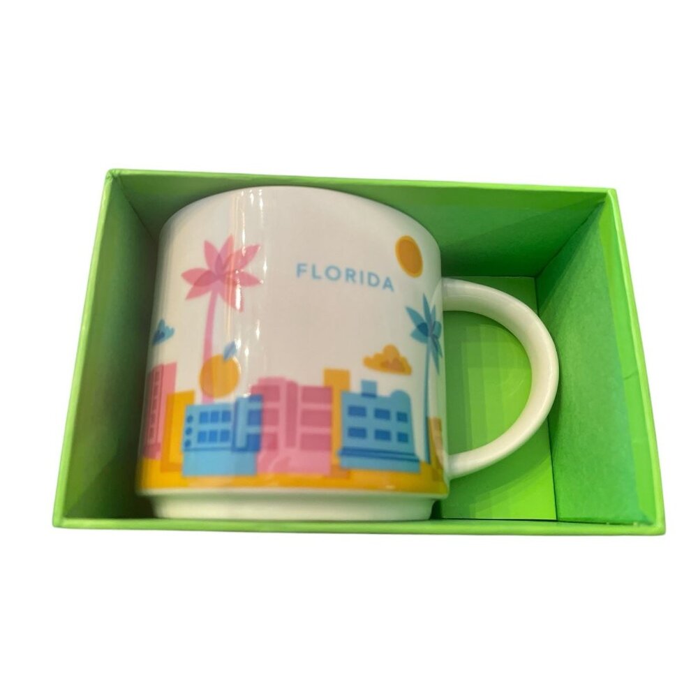 Starbucks You Are Here Collection Florida Mug Ceramic Coffee Cup - Picture 3 of 3